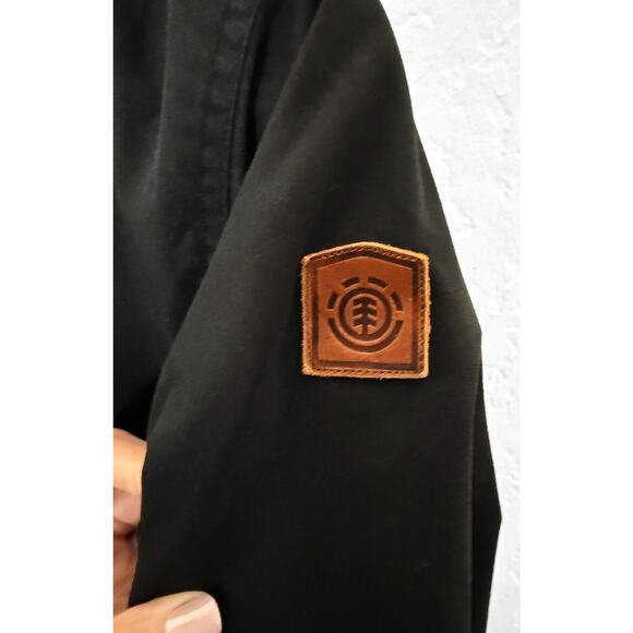 Element Wolfboro Collection Men's Adler Hooded Jacket Black Streetwear Skater M - Picture 7 of 12